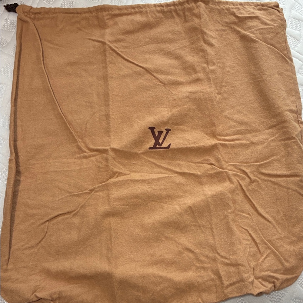 Louis Vuitton Camel Brown Dust Bag